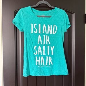 New York & Company | Teal Graphic Tee | Size M | Never Worn | 100% Cotton